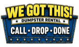 We Got This Dumpster Rental logo