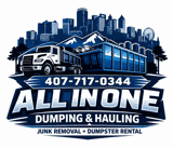 ALL IN ONE DUMPING AND HAULING logo