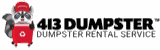 413 Dumpster logo