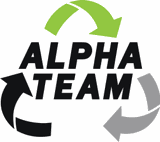 Alpha Team KC Dumpster Service logo