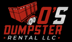 O's Dumpster Rental logo