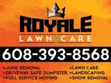 Royale Lawn Care, Disposal, and Moving Services logo