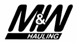M&W Hauling Inc logo