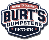 Burt's Dumpsters logo
