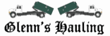 Glenn's Hauling logo