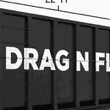 DRAG N FLY Dumpsters logo