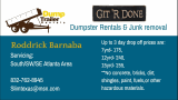 Git'R Done Dumpster Rental and Junk Removal logo