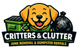 Critters & Clutter Junk Removal & Dumpster Rentals logo