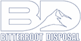 BITTERROOT DISPOSAL logo