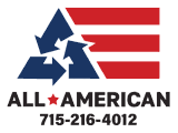 All American Dumpster Rental and Services logo