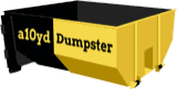 a 10yd Dumpster logo