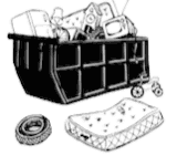 Affordable Junk Removal/Rent A Bin logo