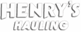 Henry's Hauling logo