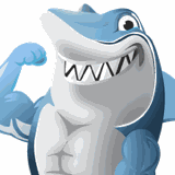 The Junk Sharks Dumpster Rental logo